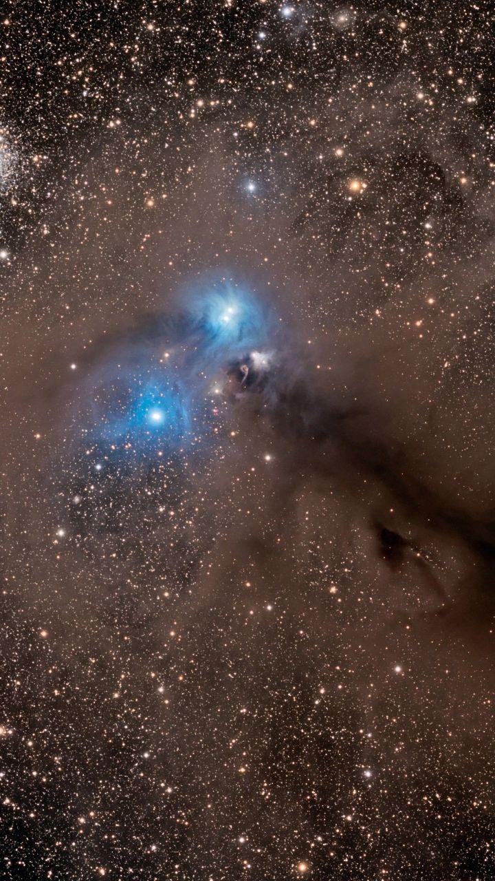 720x1280 Blue Galaxy Stars xiaomi phone Wallpaper HD Mobile