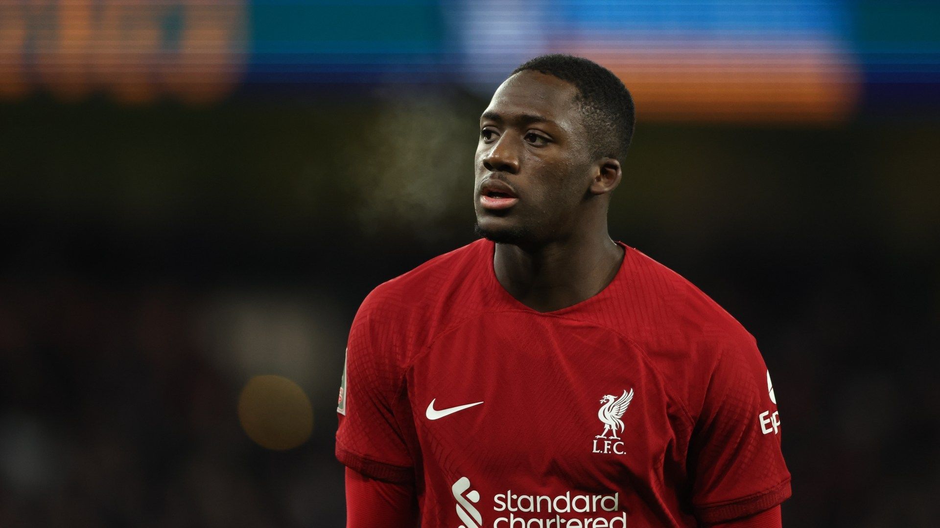1920x1080 Liverpool star Ibrahima Konate in race