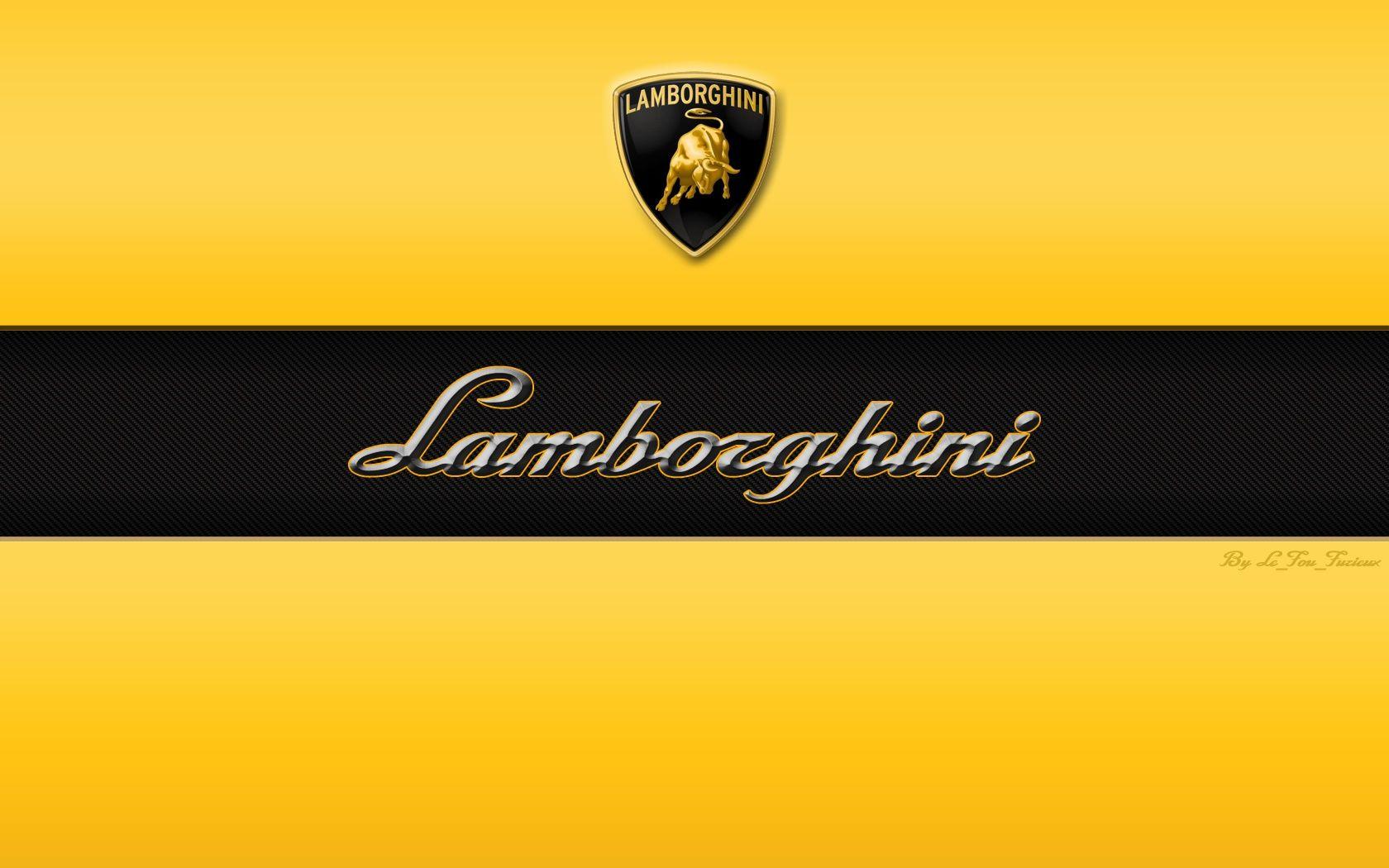 1680x1050 Lamborghini Logo Wallpaper · iBackgroundWallpaper