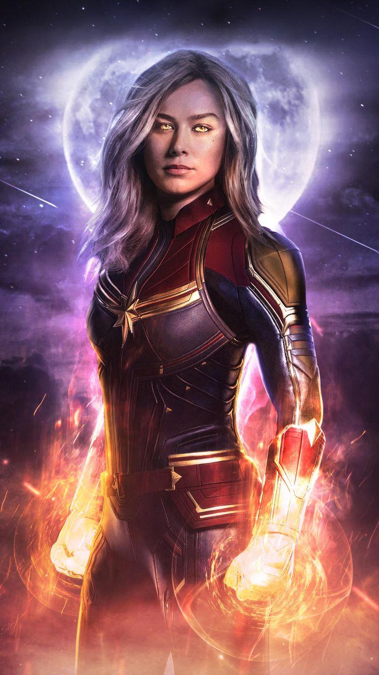 750x1334 Captain Marvel Avengers End Game iPhone 6, iPhone