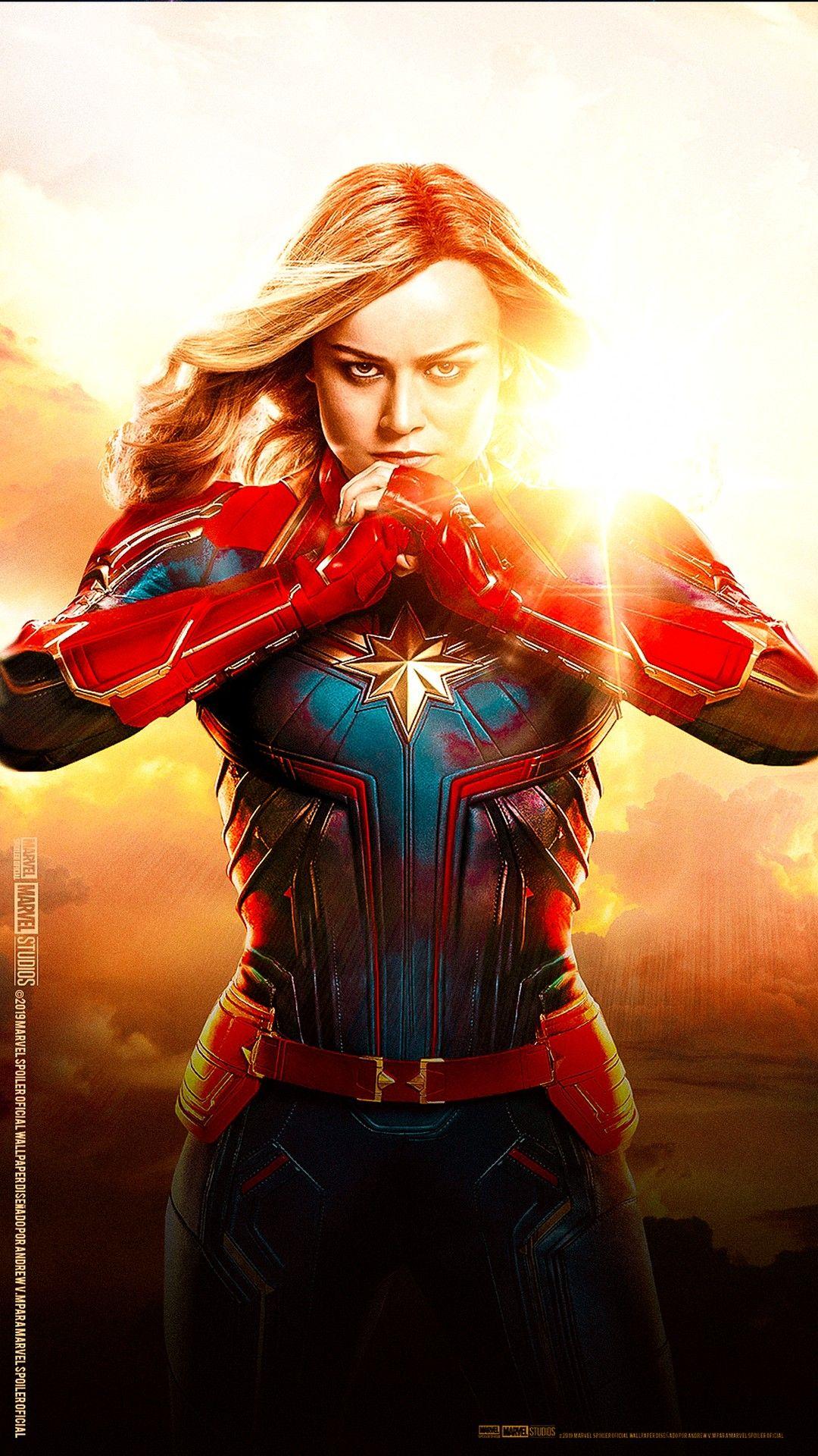 Hình nền phim Captain Marvel 1080x1920
