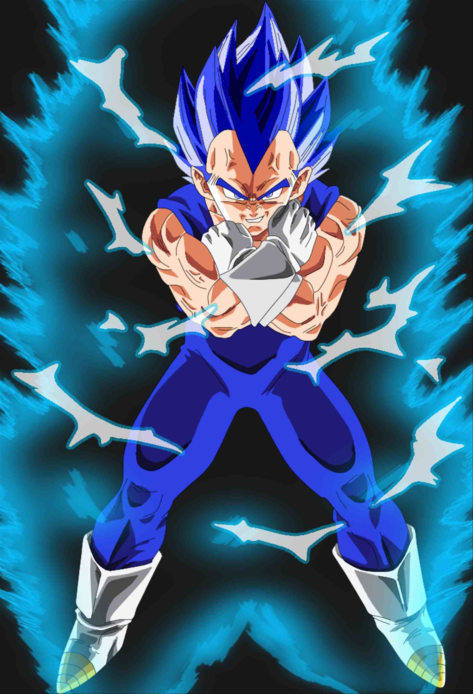 1900x2783 Goku Dragon Ball Z Wallpaper Goku Super Saiyan God Blue