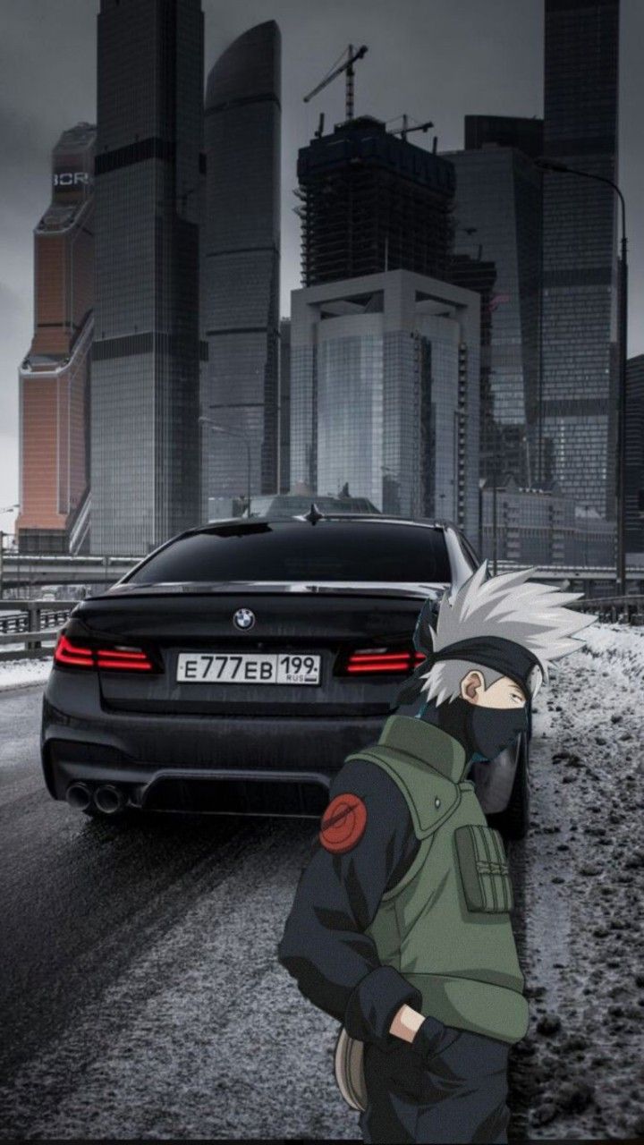 720x1280 Anime and cars