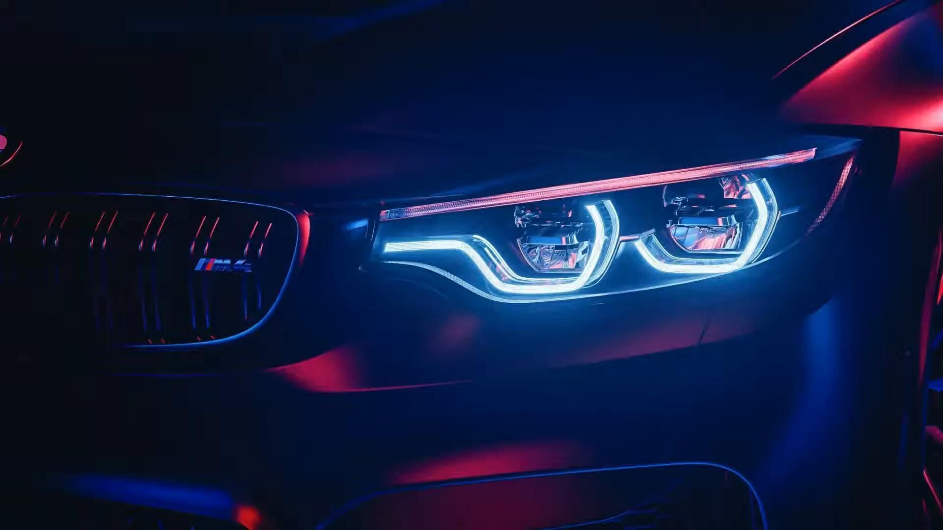 1920x1080 BMW M4 Headlight Live Wallpaper