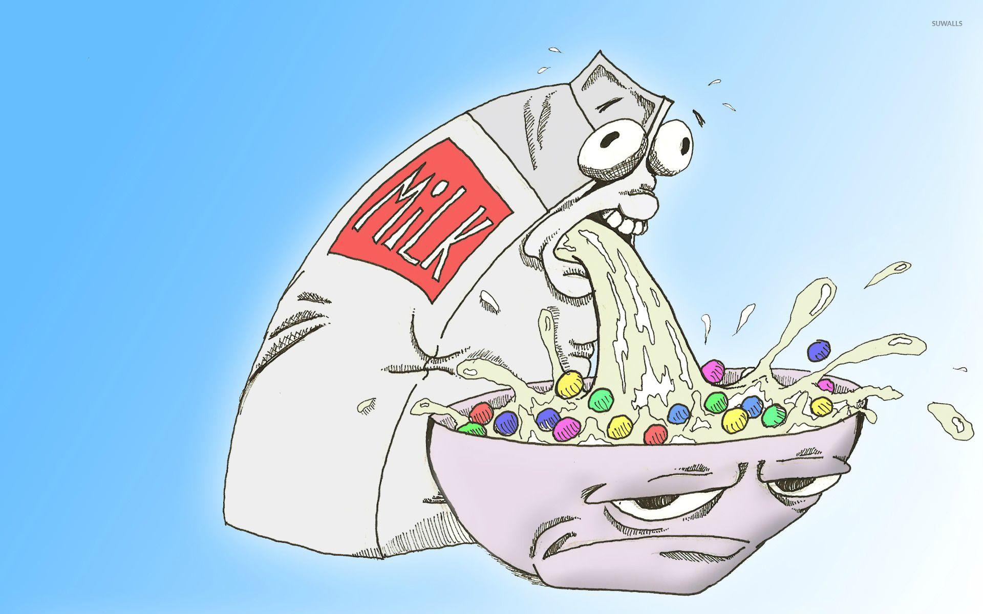 1920x1200 Milk and cereal wallpaper wallpaper