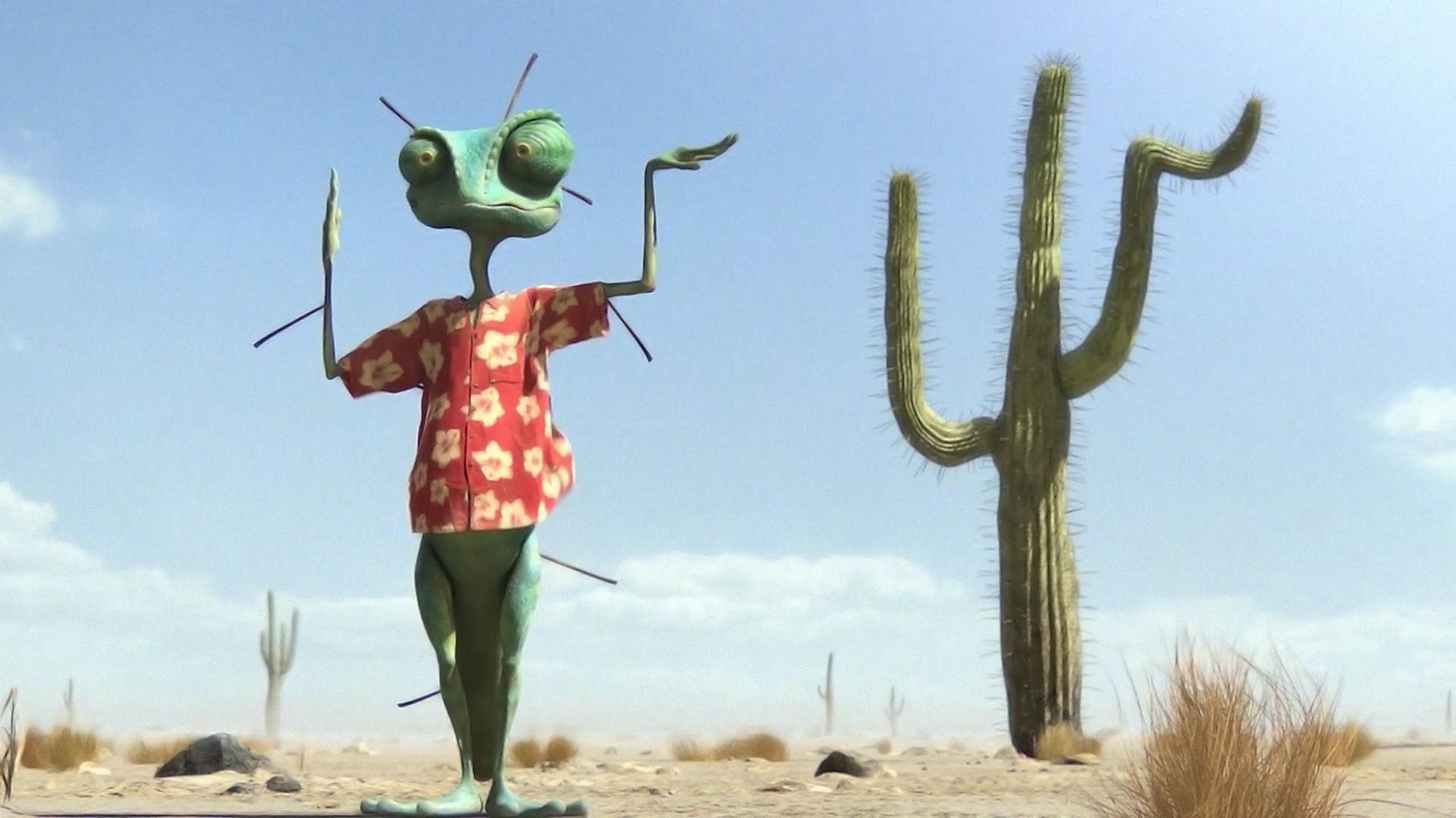 1920x1080 Cartoon wallpaper Rango like cactus