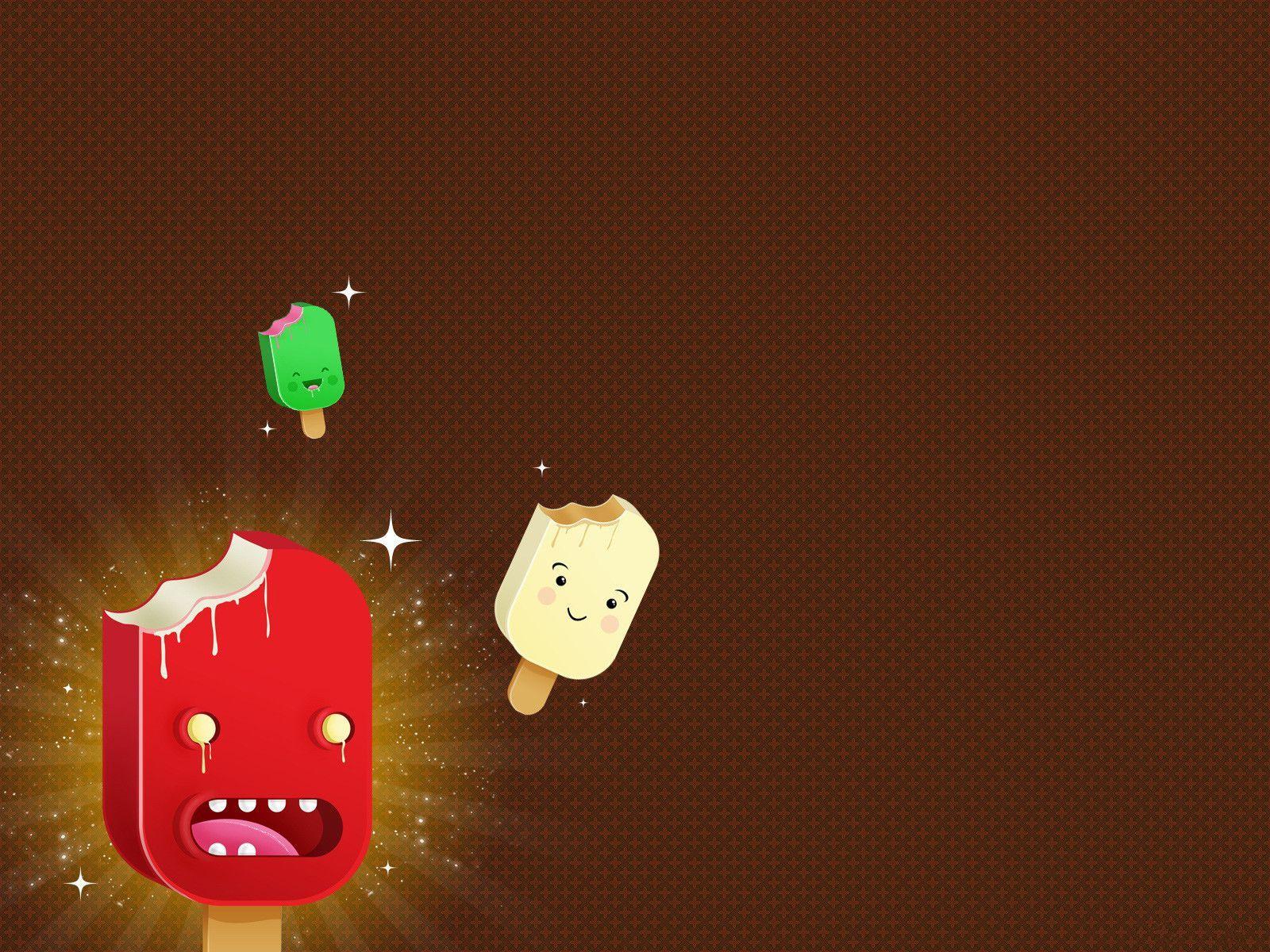 1600x1200 Cute Ice Cream HD Wallpaper