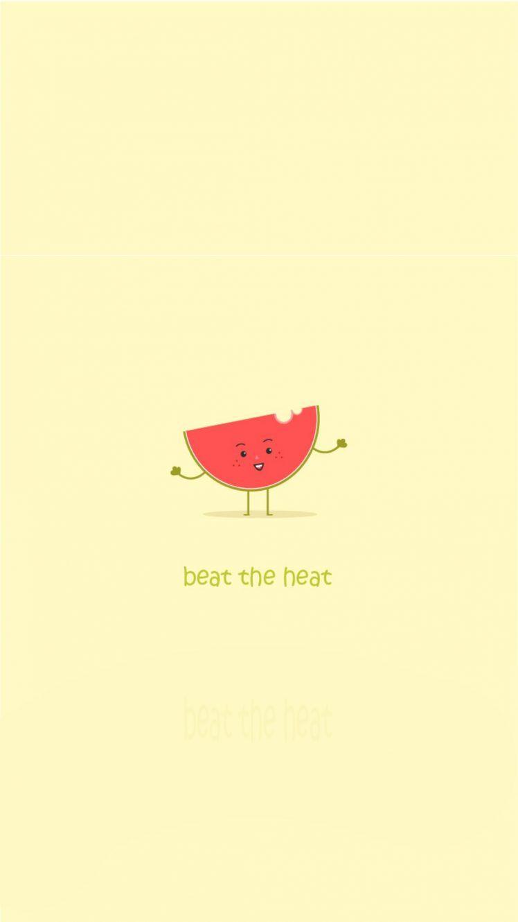 748x1330 material minimal, Minimalism, Watermelons Wallpaper HD