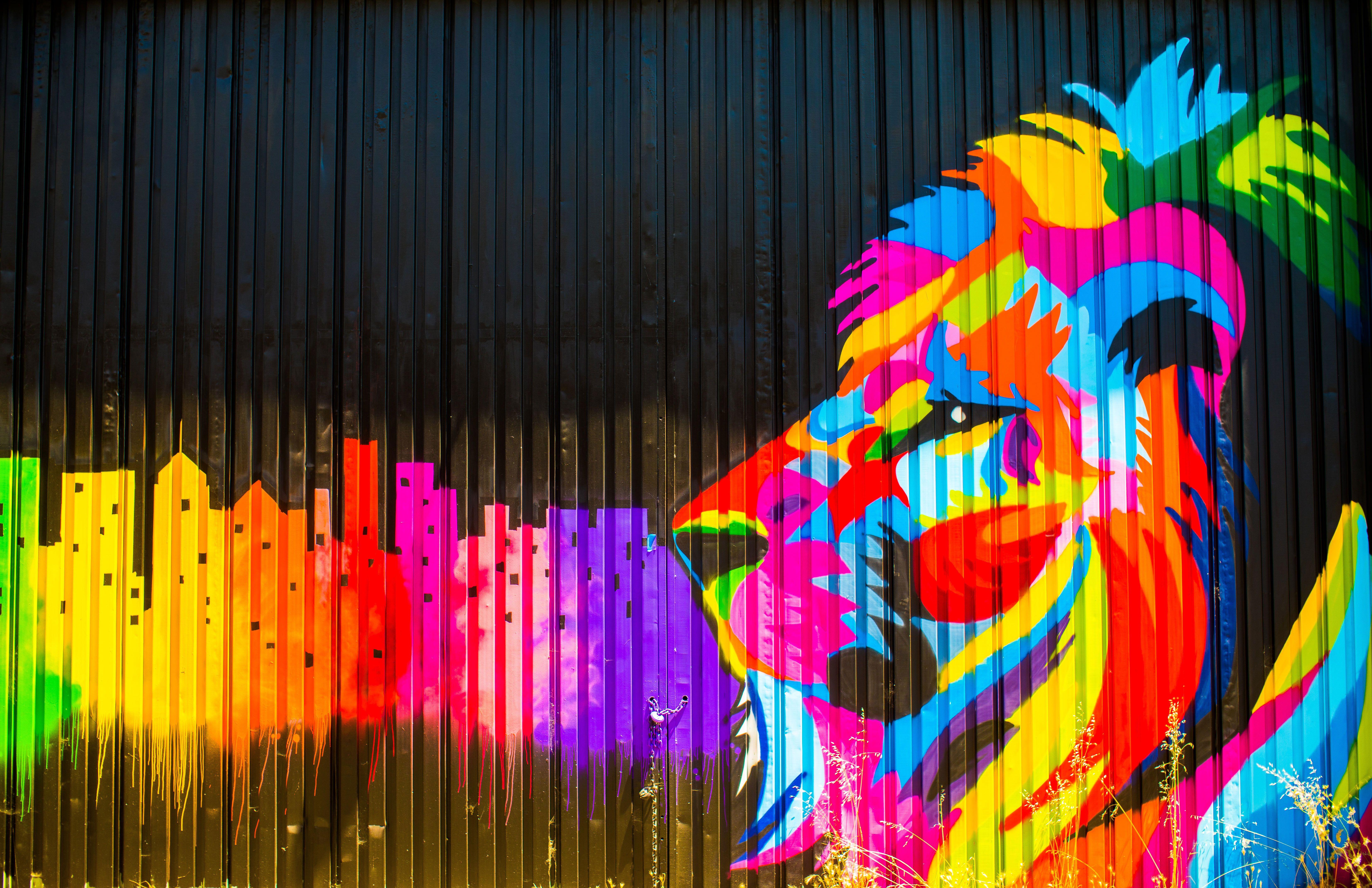 6616x4281 Lion Graffiti 5k, HD Artist, 4k Wallpaper, Image