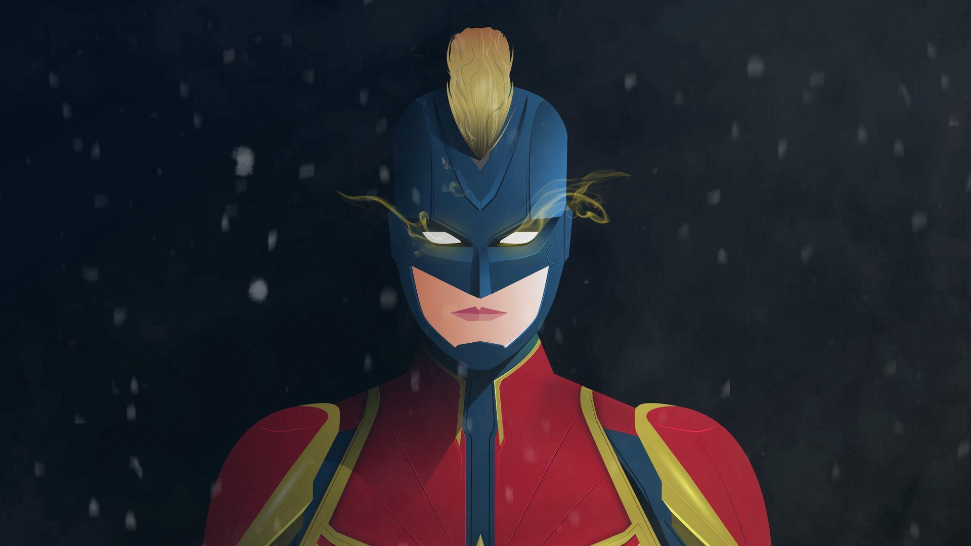 1920x1080 Wallpaper 4k Captain Marvel Digital Artwork artist wallpaper