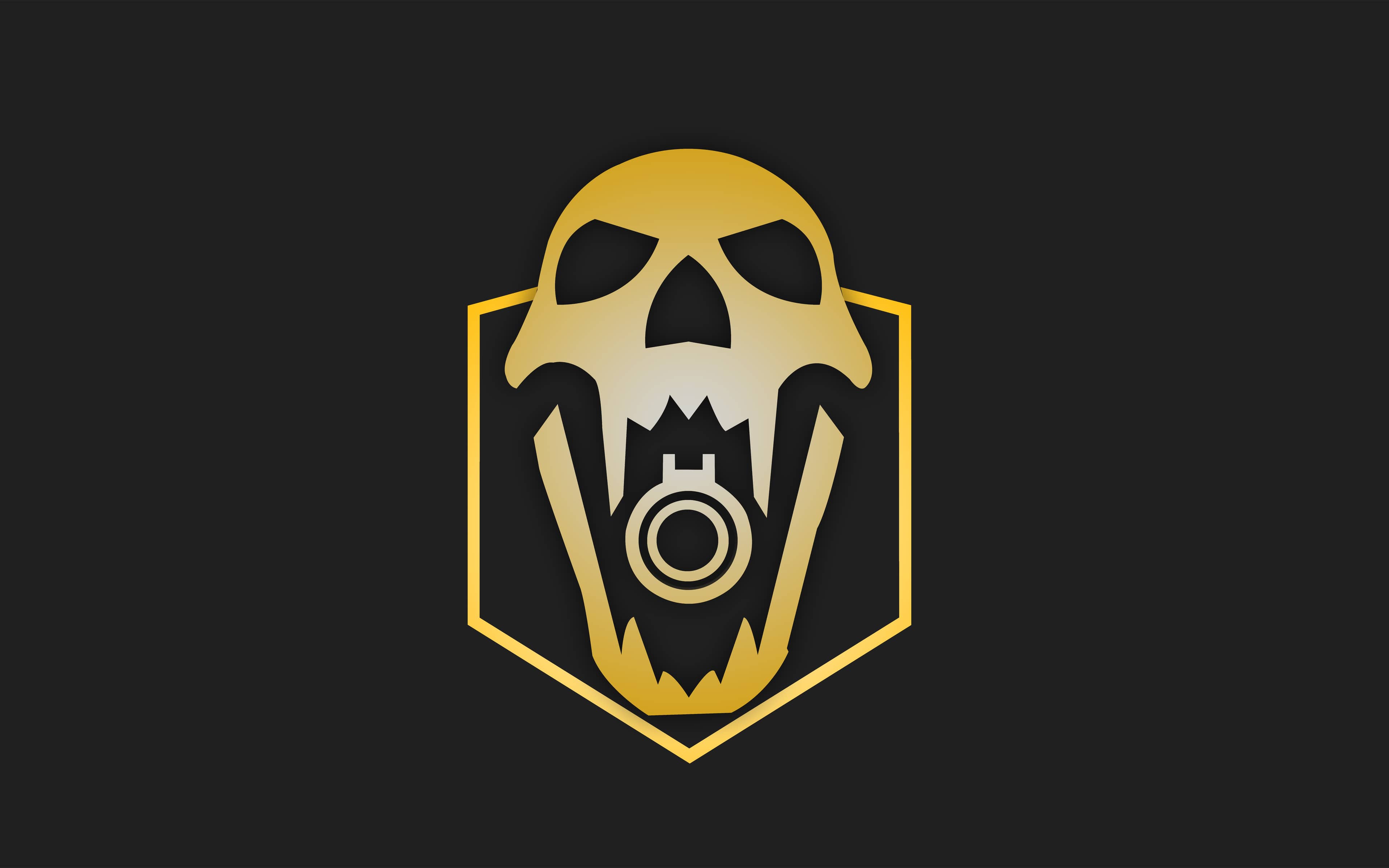 3840x2400 Tom clancys rainbow six siege logo Wallpaper and Free