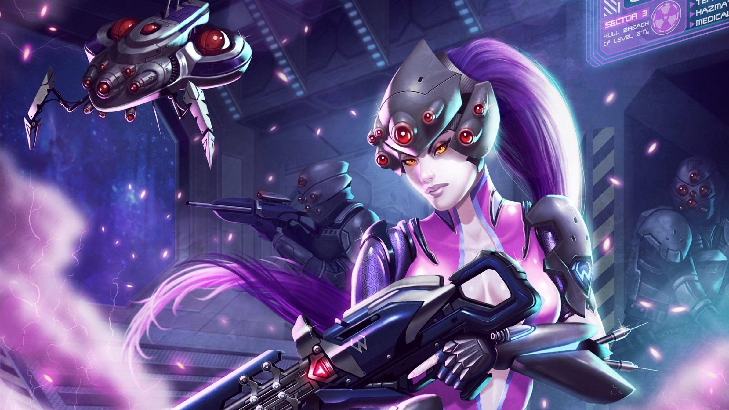 2388x1343 Overwatch Widowmaker wallpaperDownload free beautiful