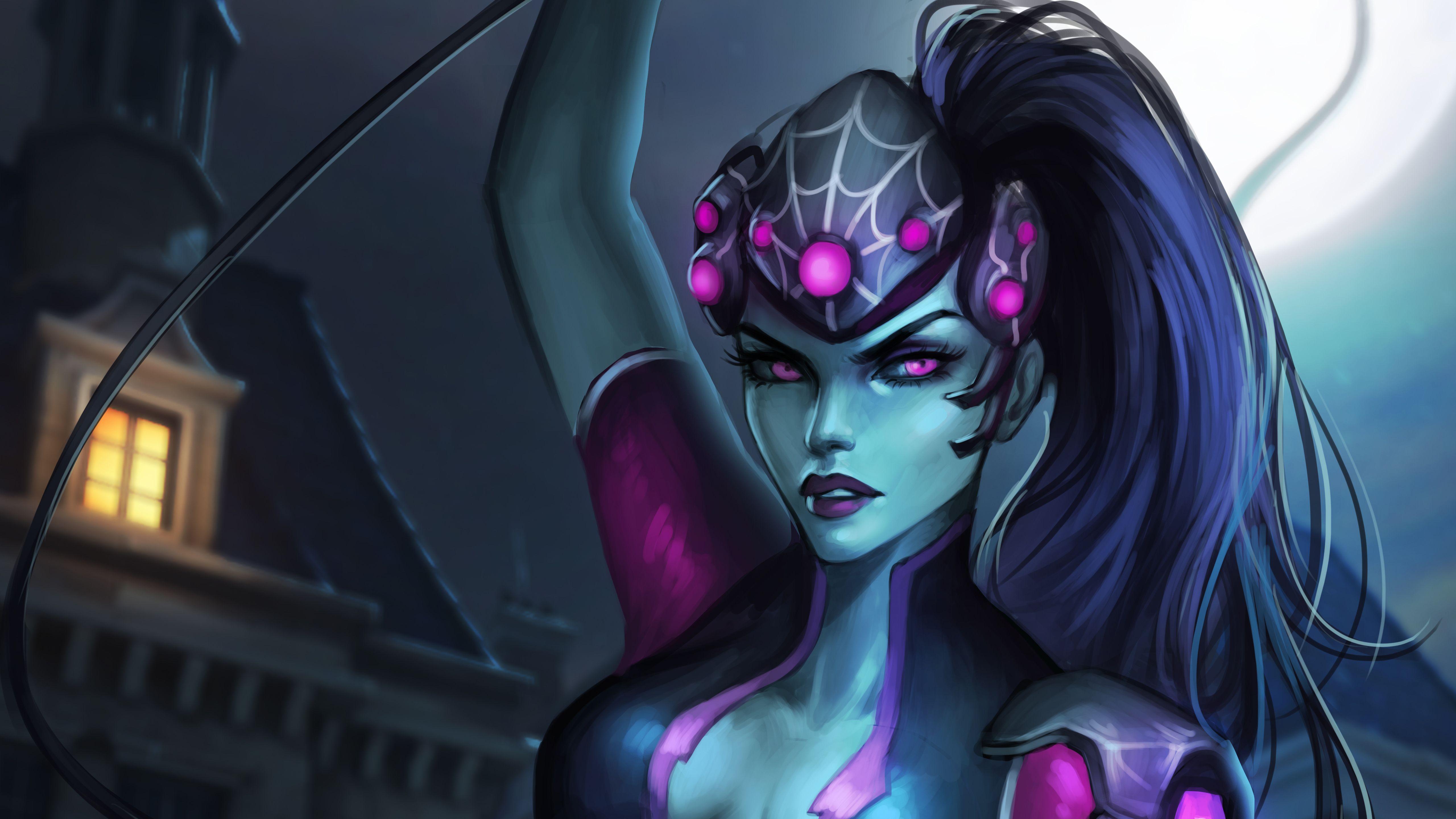 5120x2880 Beautiful Widowmaker Overwatch Fanart 5kwallpaper