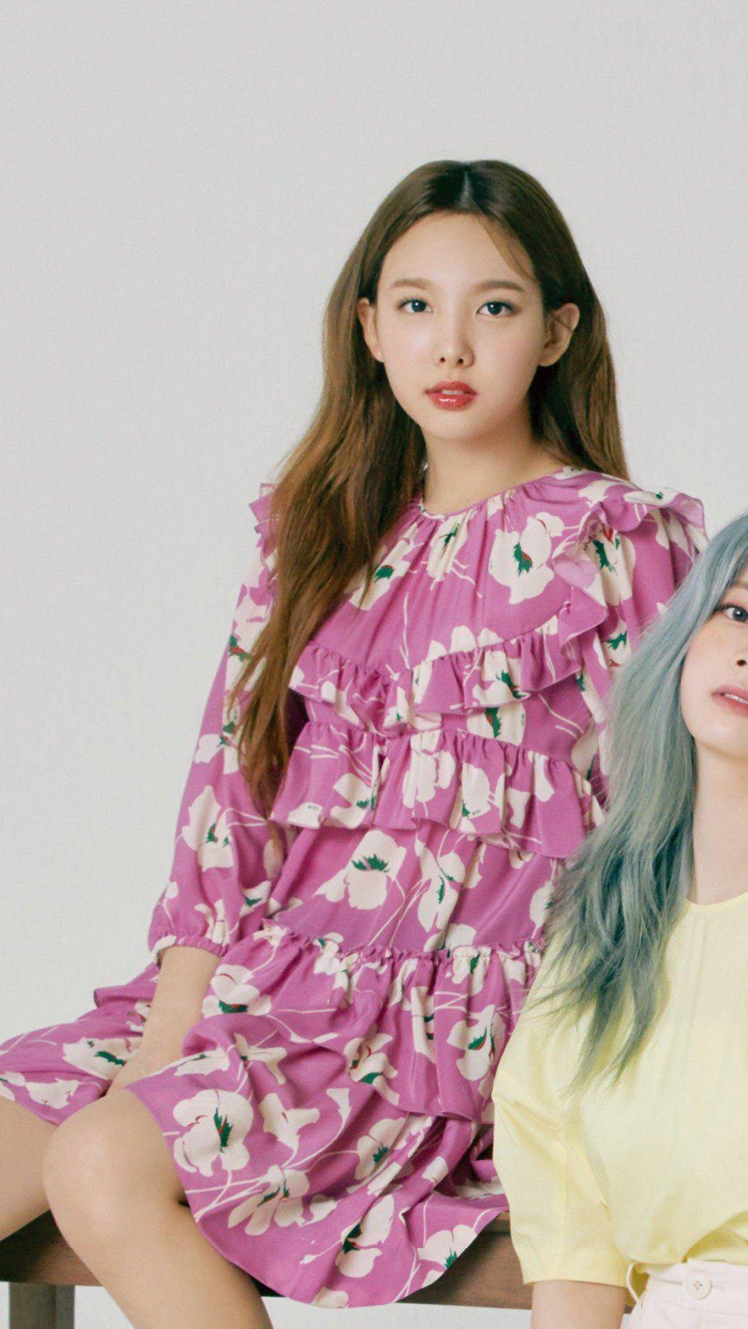 1080x1920 TWICE Nayeon Dahyun Chaeyoung Mina Allure 4K Wallpaper