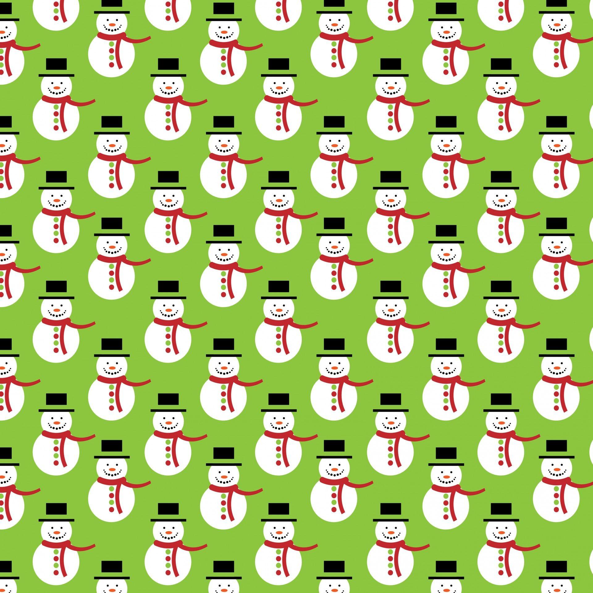 1920x1920 Christmas Snowman Wallpaper 1.920×1.920 Piksel. Karne