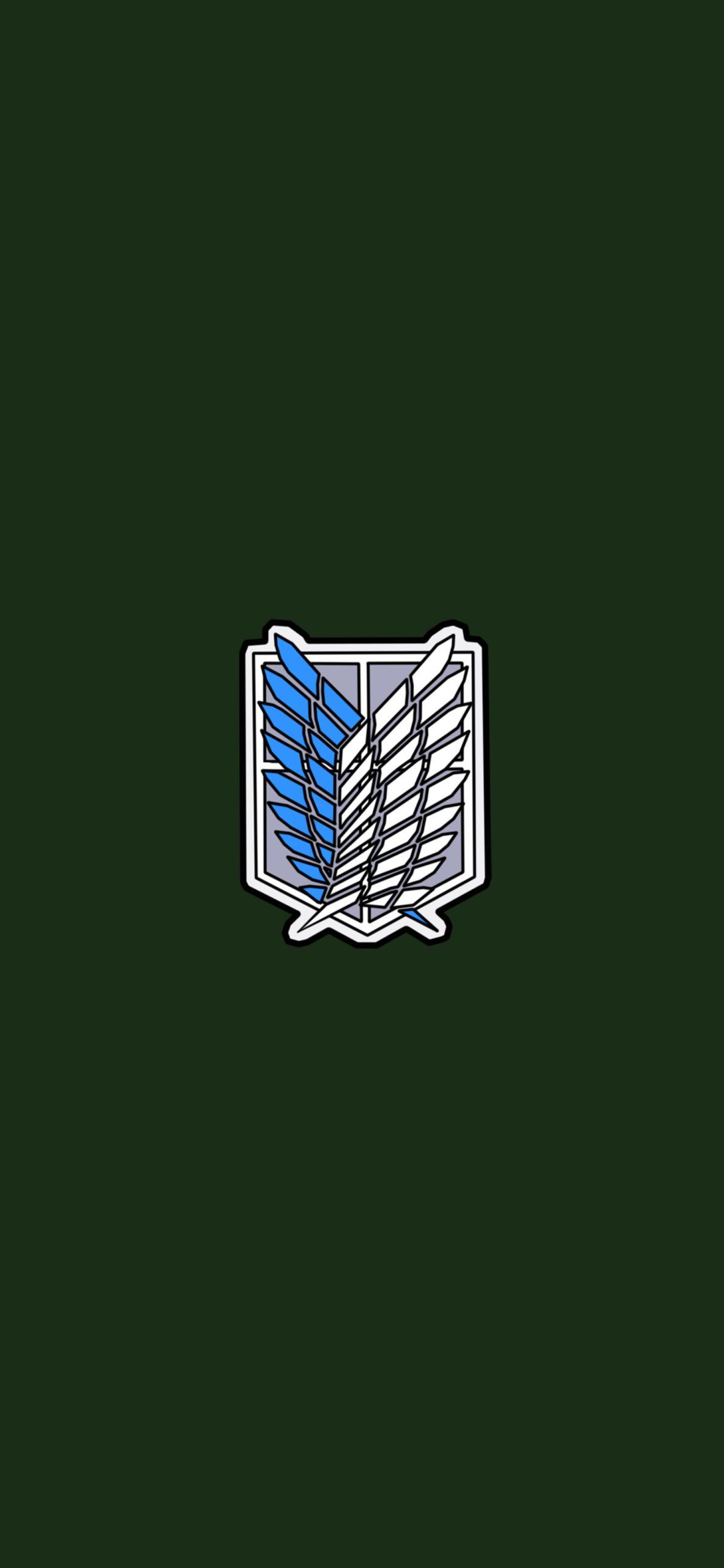 1183x2560 Titan Scouts Emblem Wallpaper