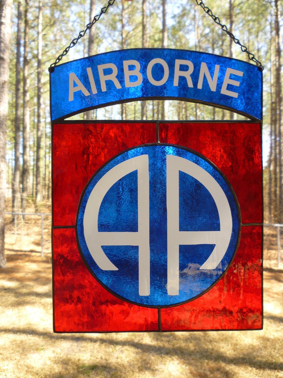 1125x1500 82nd AIRBORNE DIVISION Stained Glass