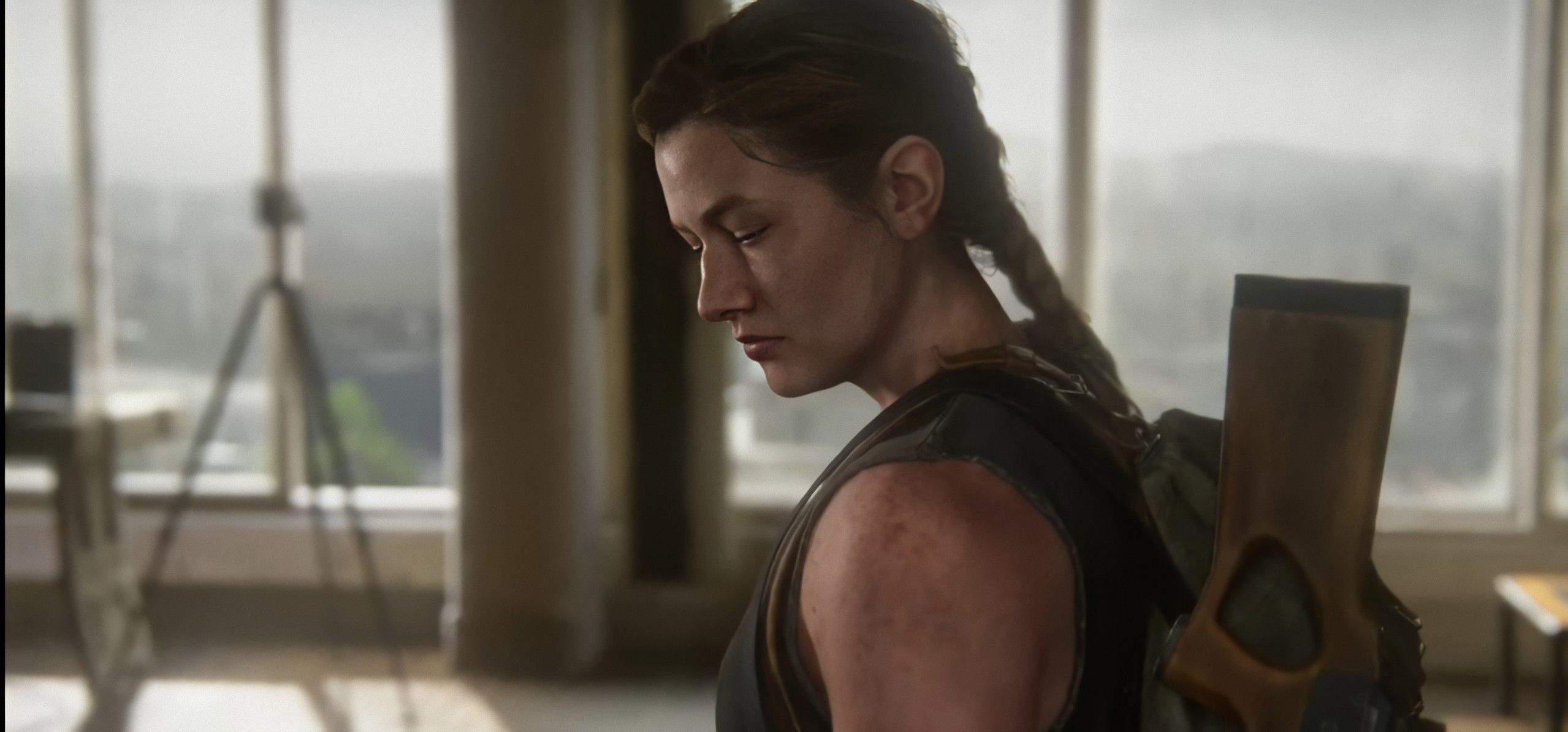 2558x1194 The Last Of Us Abby Computer Wallpaper