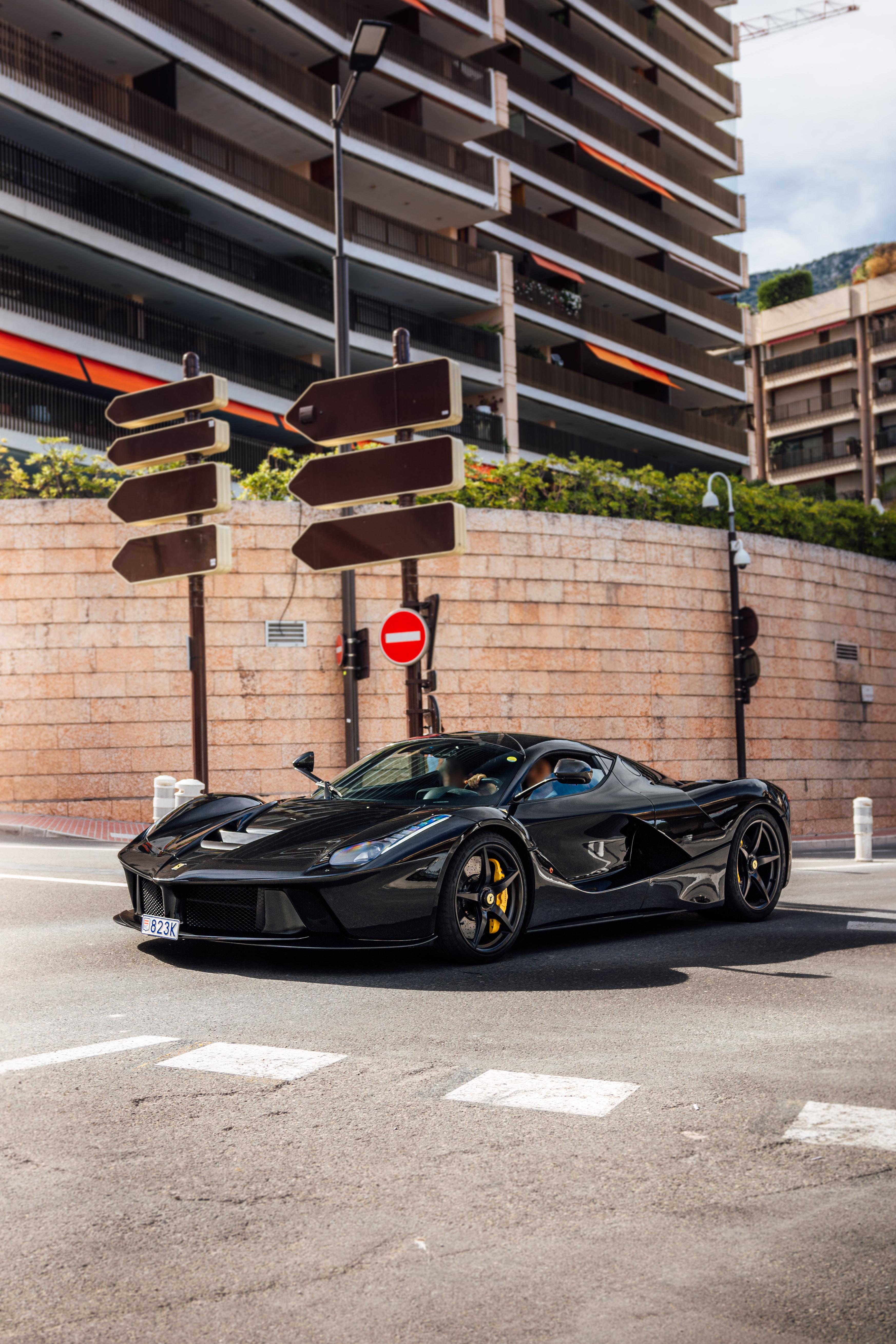3491x5236 black LaFerrari twice