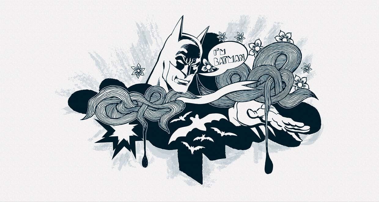 1240x661 I AM BATMAN WALLPAPER