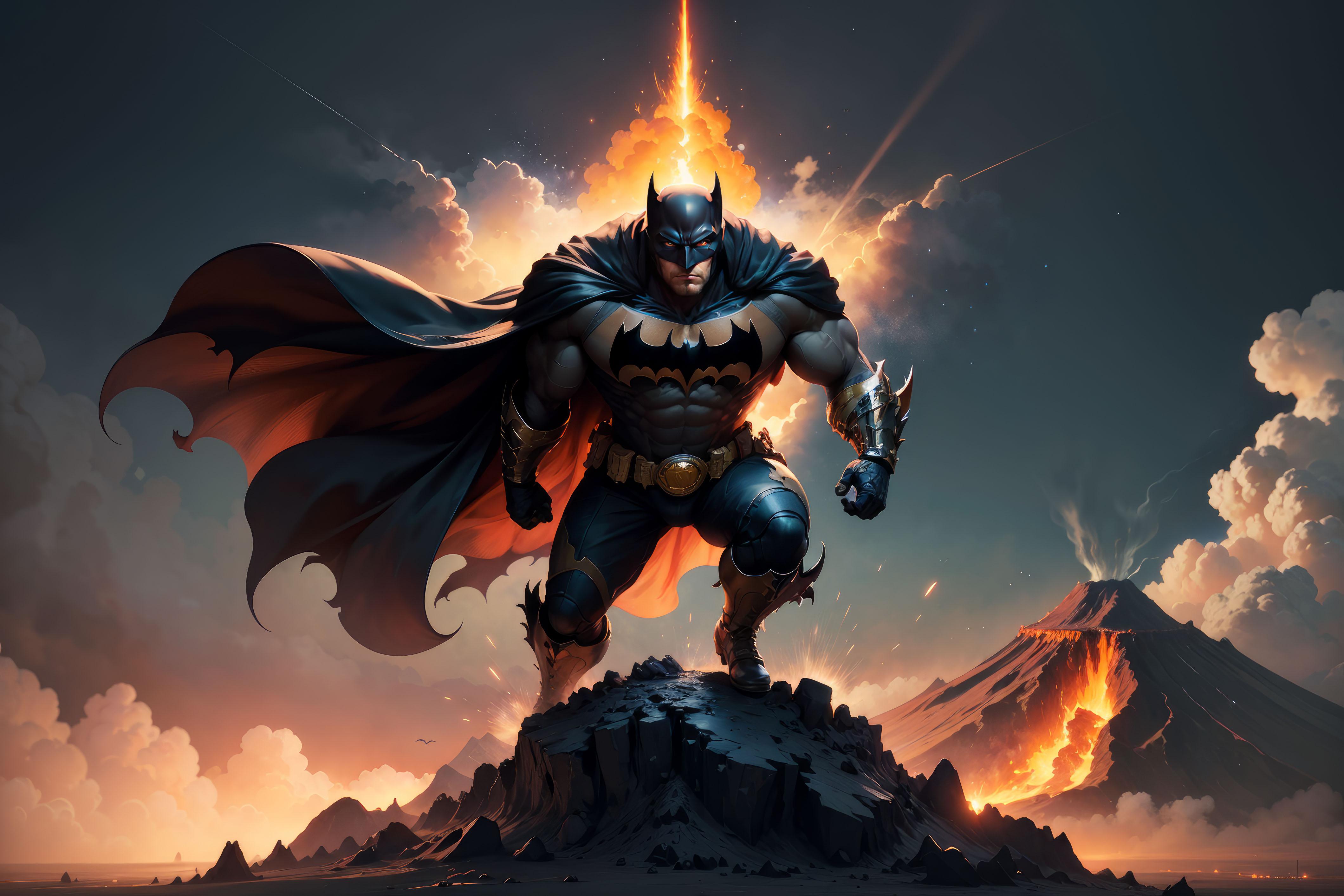 4239x2826 AI Powered Caped Crusader