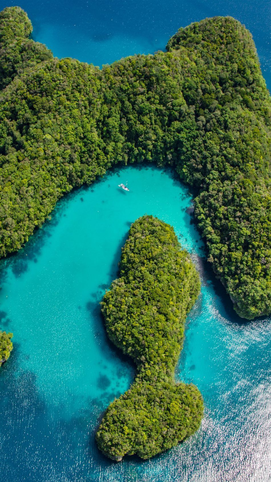 950x1689 Palau Islands Philippines Ocean 4K