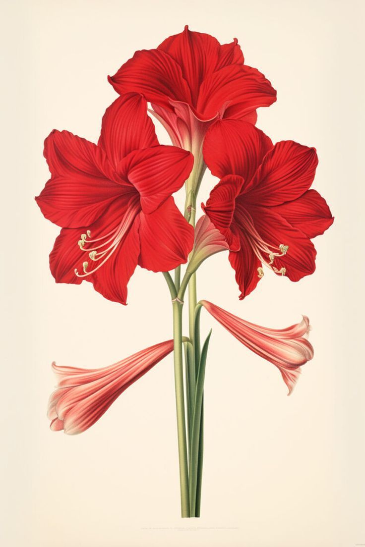 736x1104 Amaryllis Image:(Beautiful Botanicals)