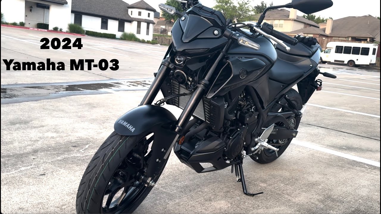 1280x720 New 2024 Yamaha MT03 review and ride