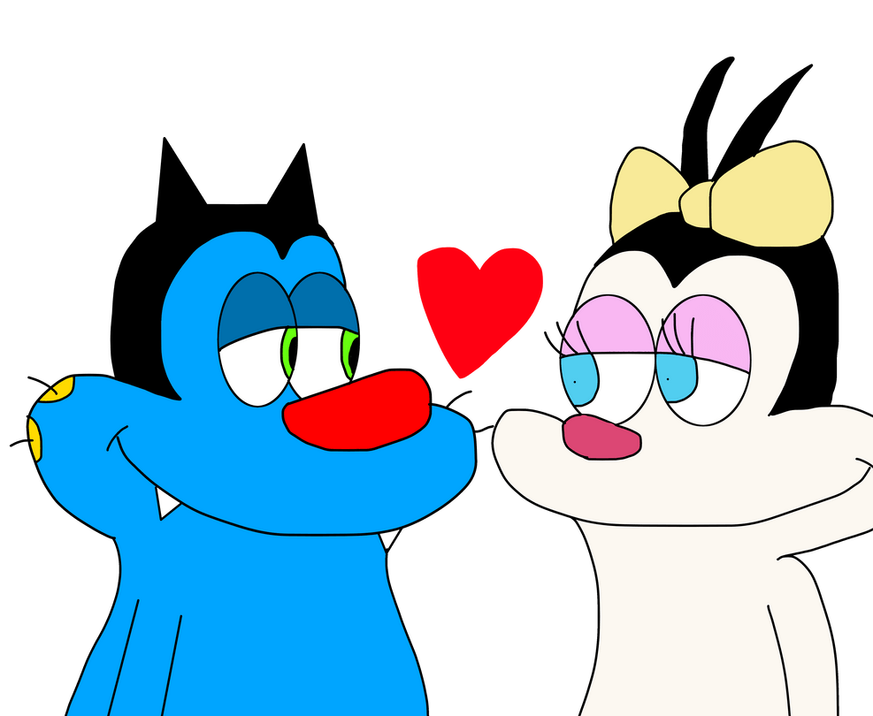 987x810 Oggy and Olivia looking each other