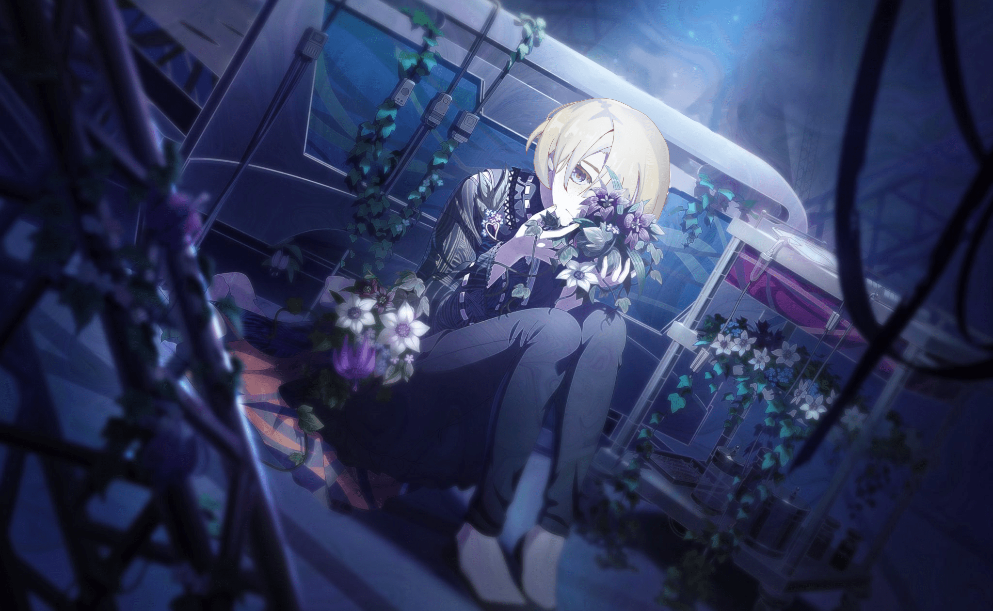 2048x1261 Freminet x Kagamine Len card! Genshin Impact