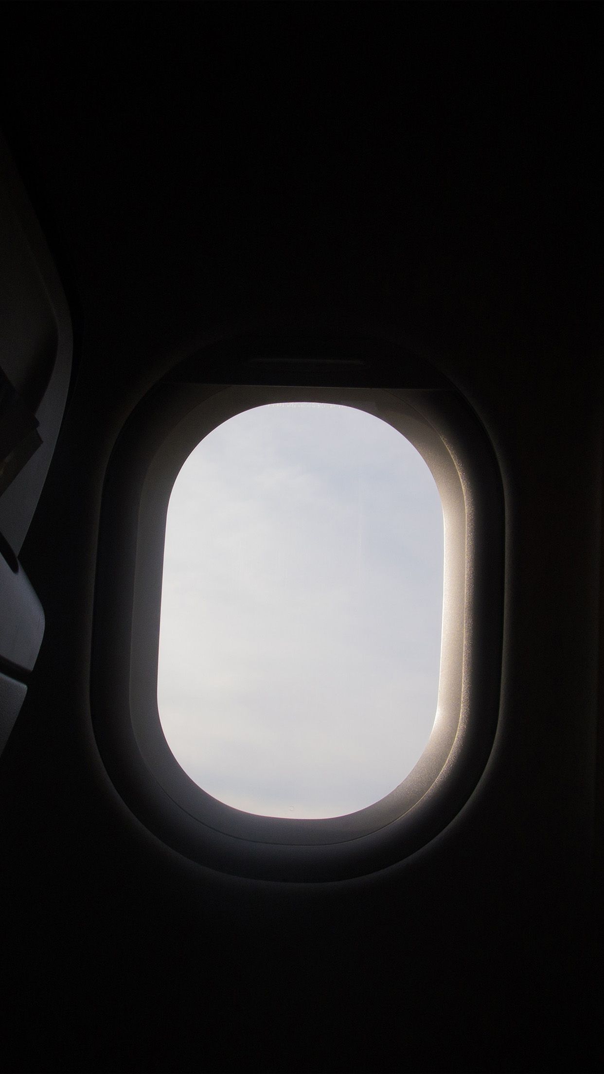 1242x2208 Fly Plane Dark Nature Wallpaper