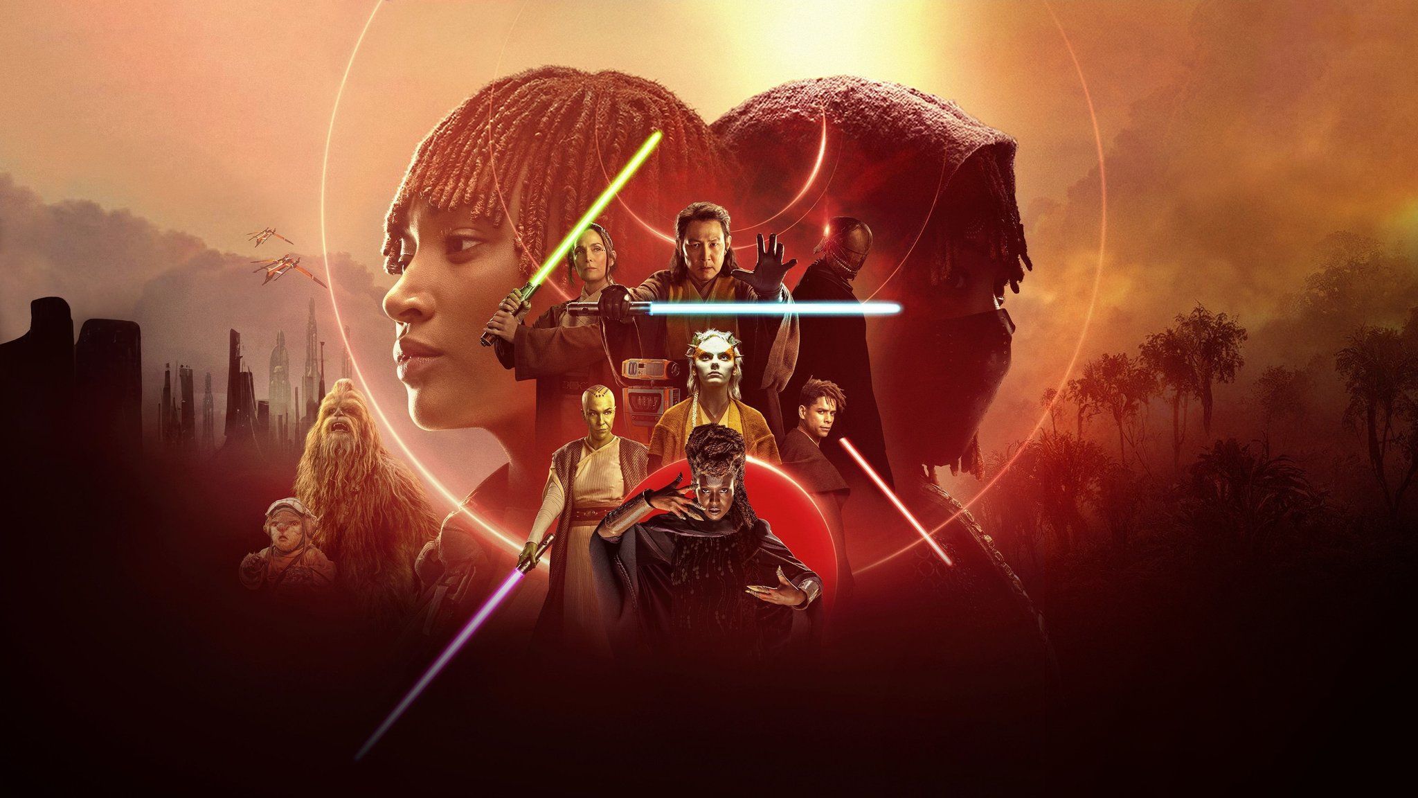 2048x1152 Textless Wallpaper for Star Wars