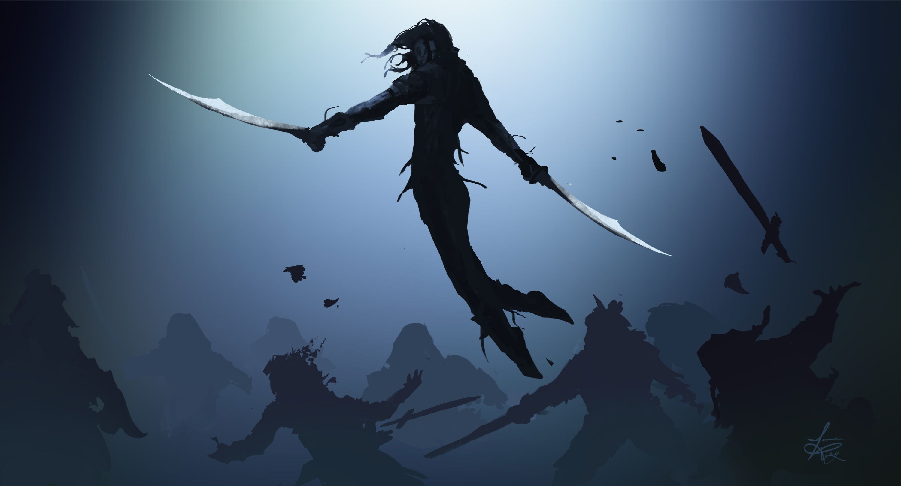 3000x1620 battle, Men, Sabre, Warrior, Sword Wallpaper HD / Desktop and Mobile Background