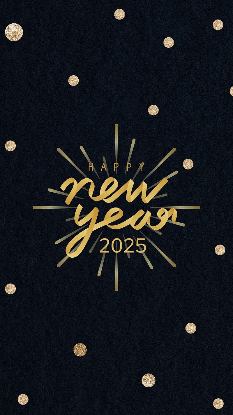800x1422 New year 2025 phone wallpaper. Premium
