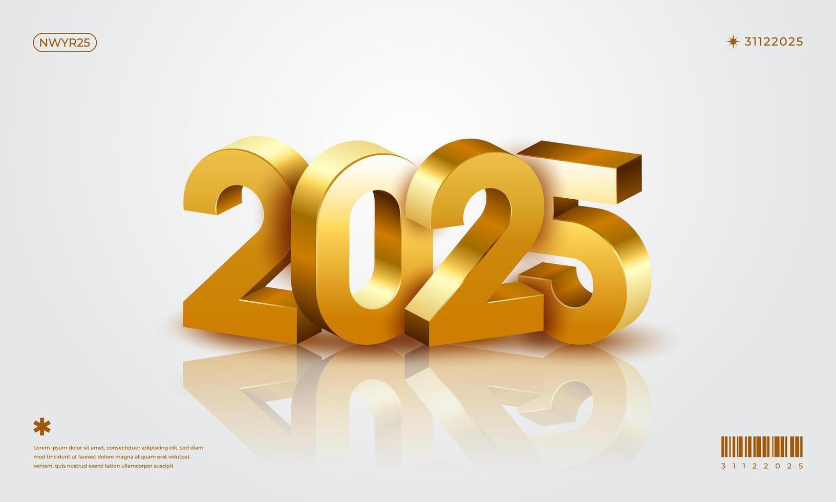 1633x980 Happy New Year 2025 Vector Art, Icon