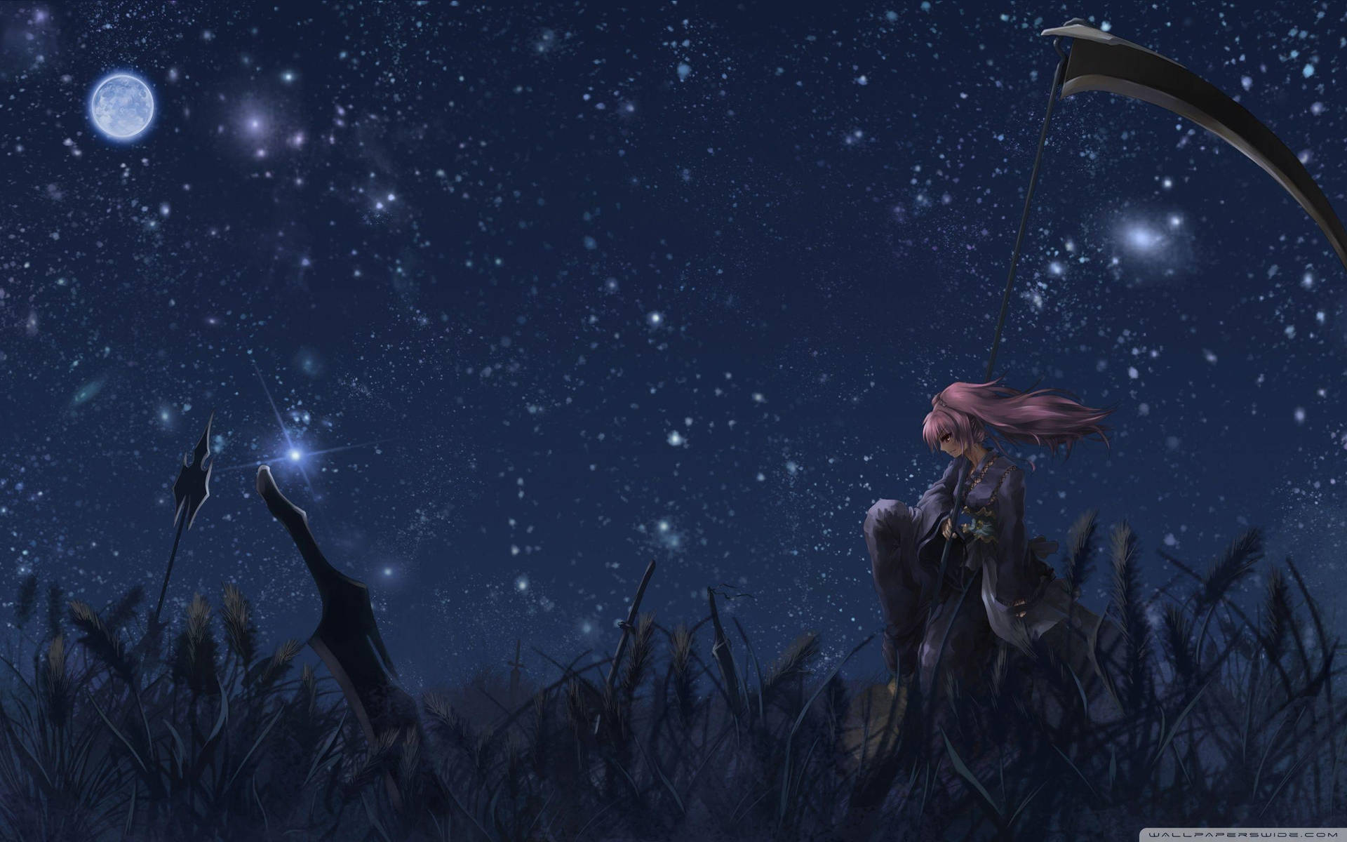1920x1200 Quiet Warrior With Scythe Wallpaper