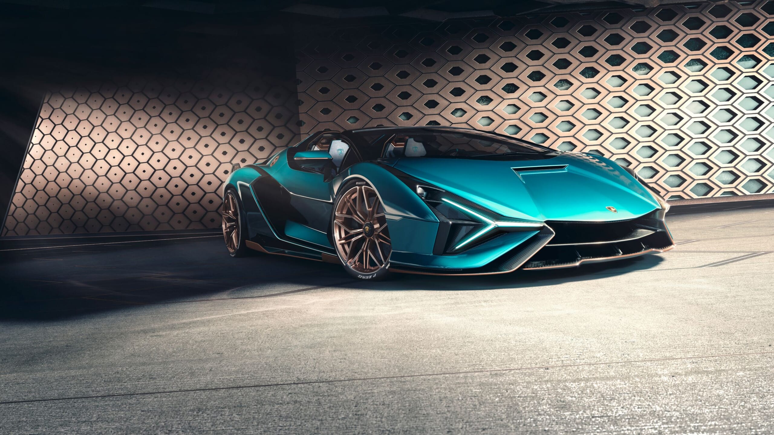2560x1440 Fully Electric Supercar