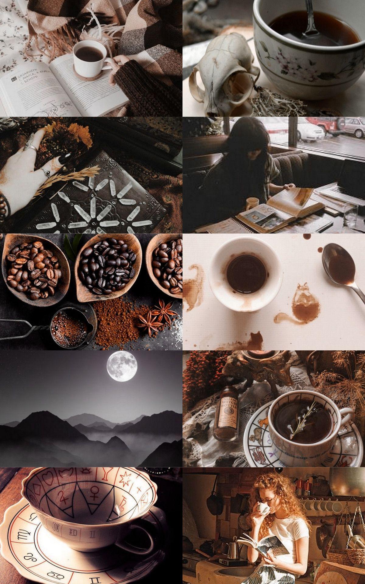 Yêu cầu 1200x1920 - Thẩm mỹ phù thủy cà phê (x).  Người phụ nữ phù thủy năm 2019