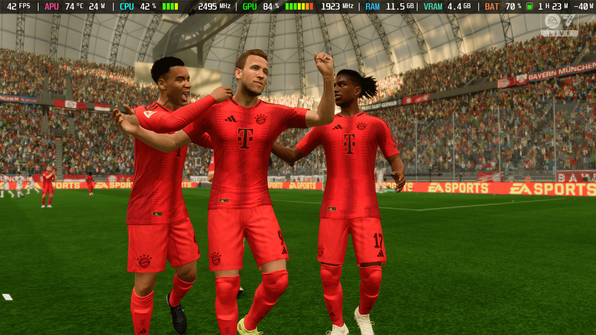 1920x1080 EA SPORTS FC 25 On The ROG Ally