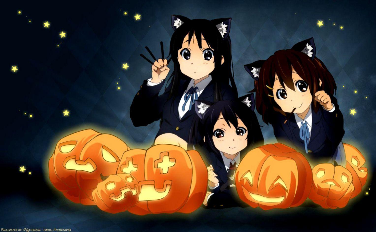 mọi người cho mik hình ảnh anime halloween nhé - Olm