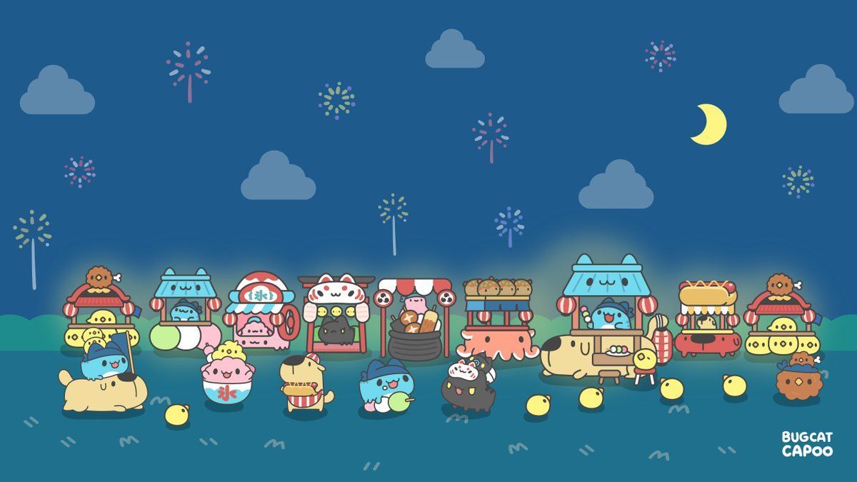 1200x675 Bugcat Capoo on X: 新增了一張電腦版桌
