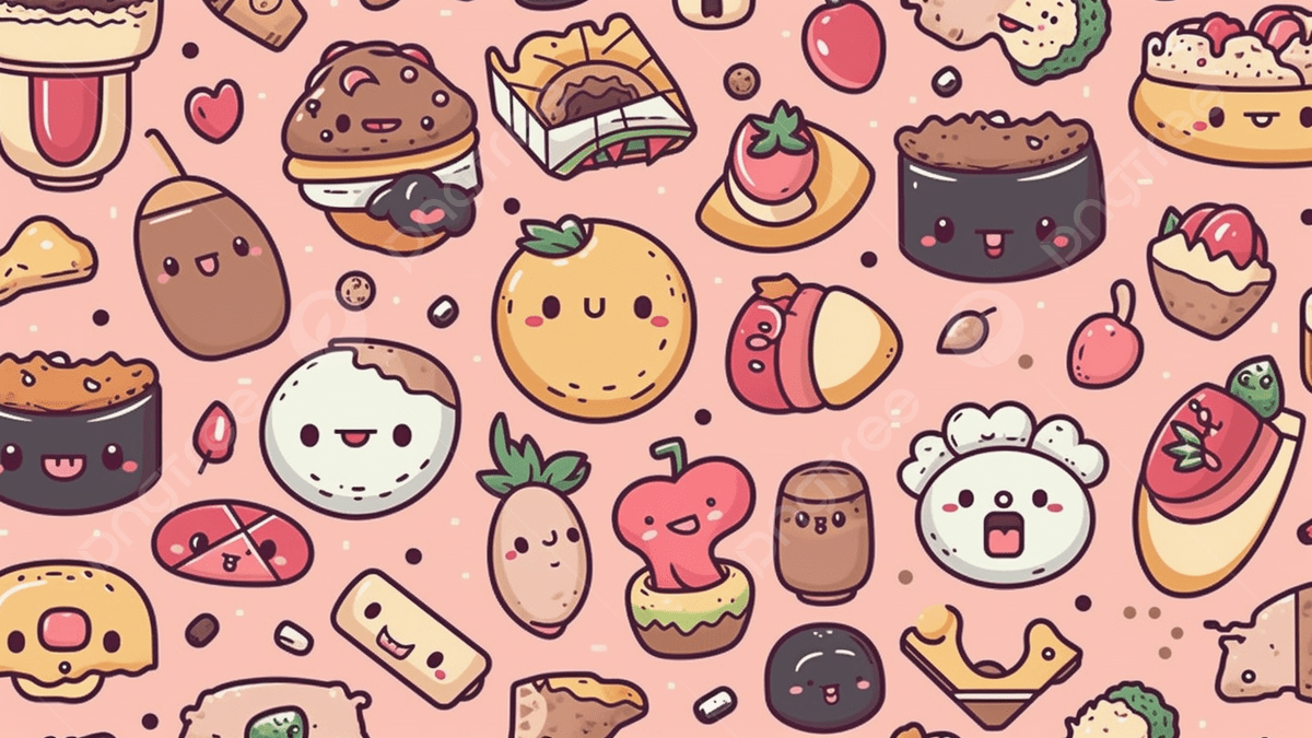 1200x675 Food Cute Cartoon Illustration