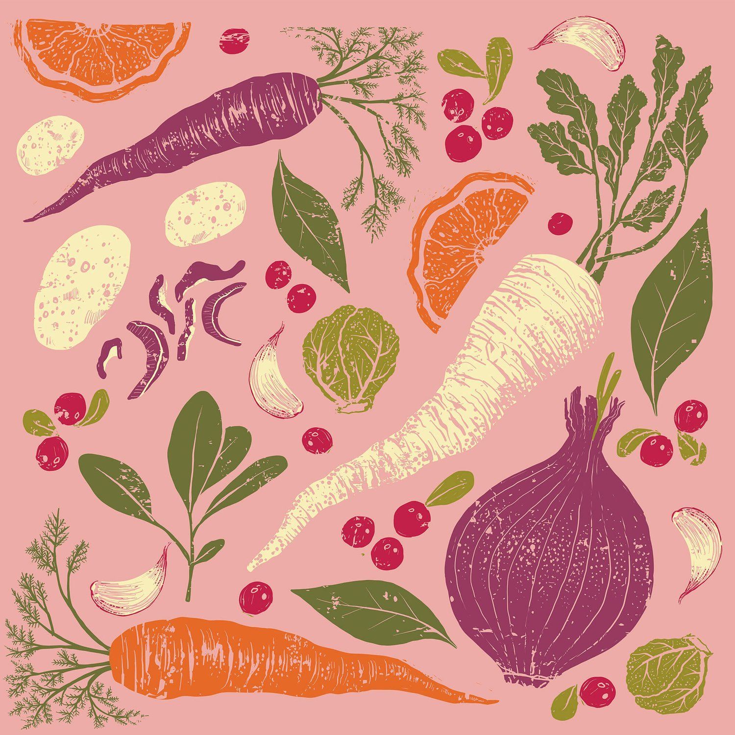 1500x1500 Food Illustration
