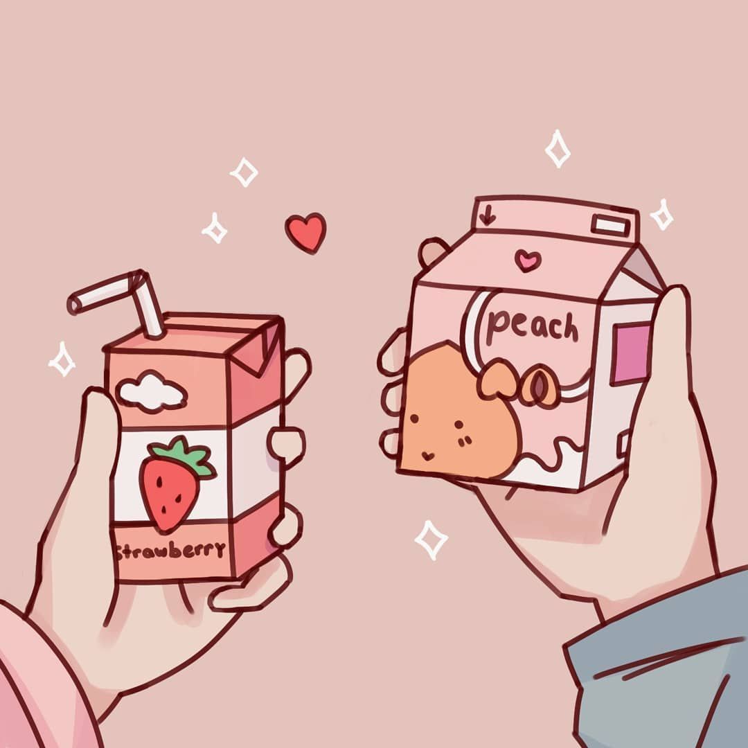 1080x1080 Food Drawing Wallpaper
