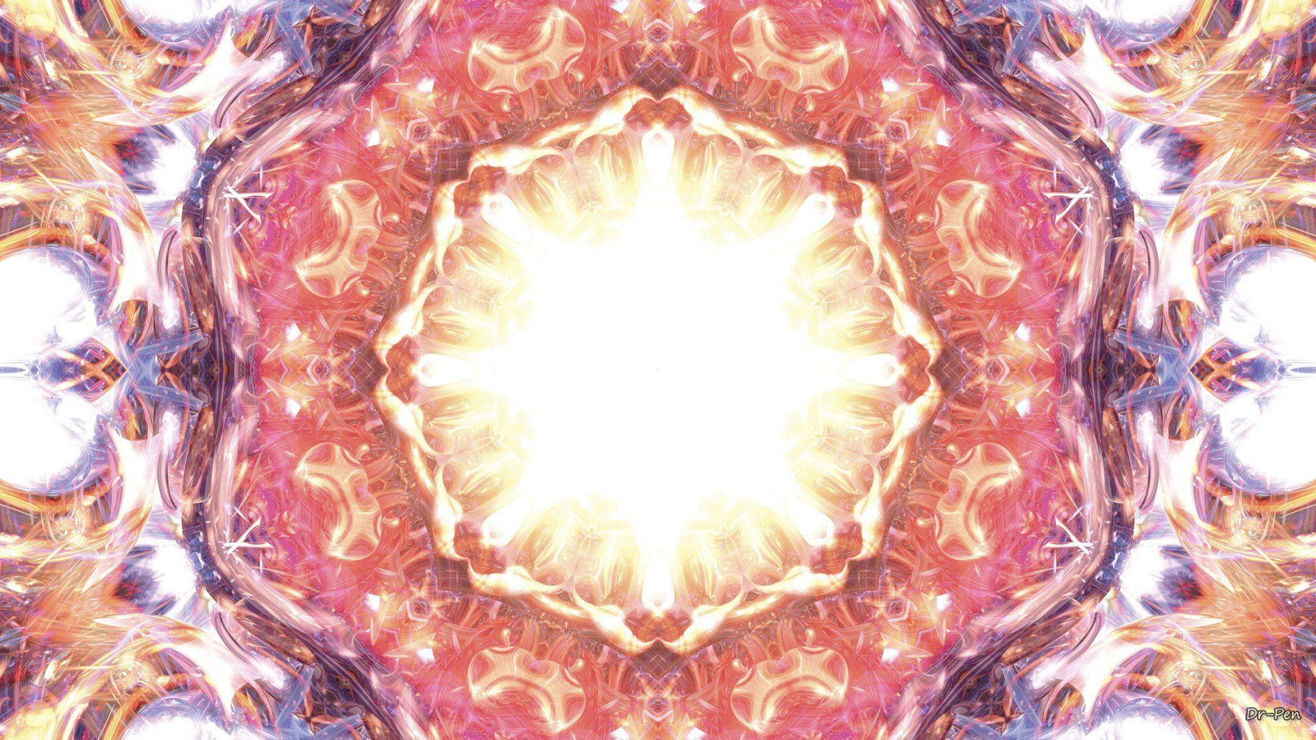 1920x1080 Star Flower Mandala HD Wallpaper. Background Image