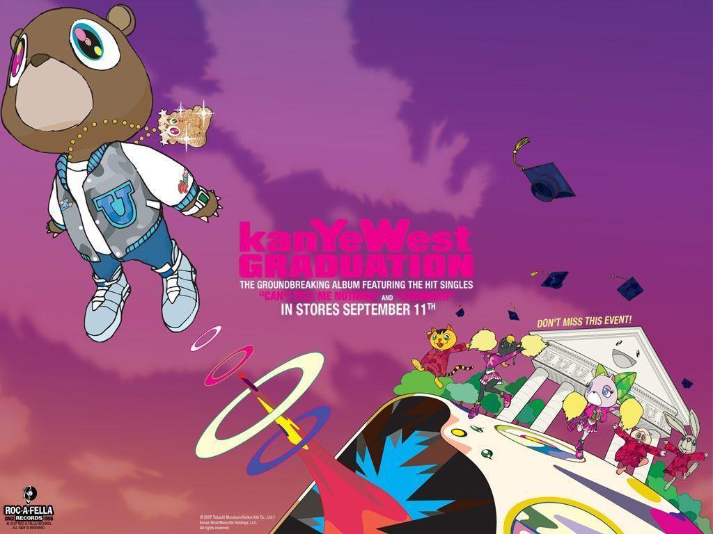 1024x768 Kanye West Graduation Wallpaper