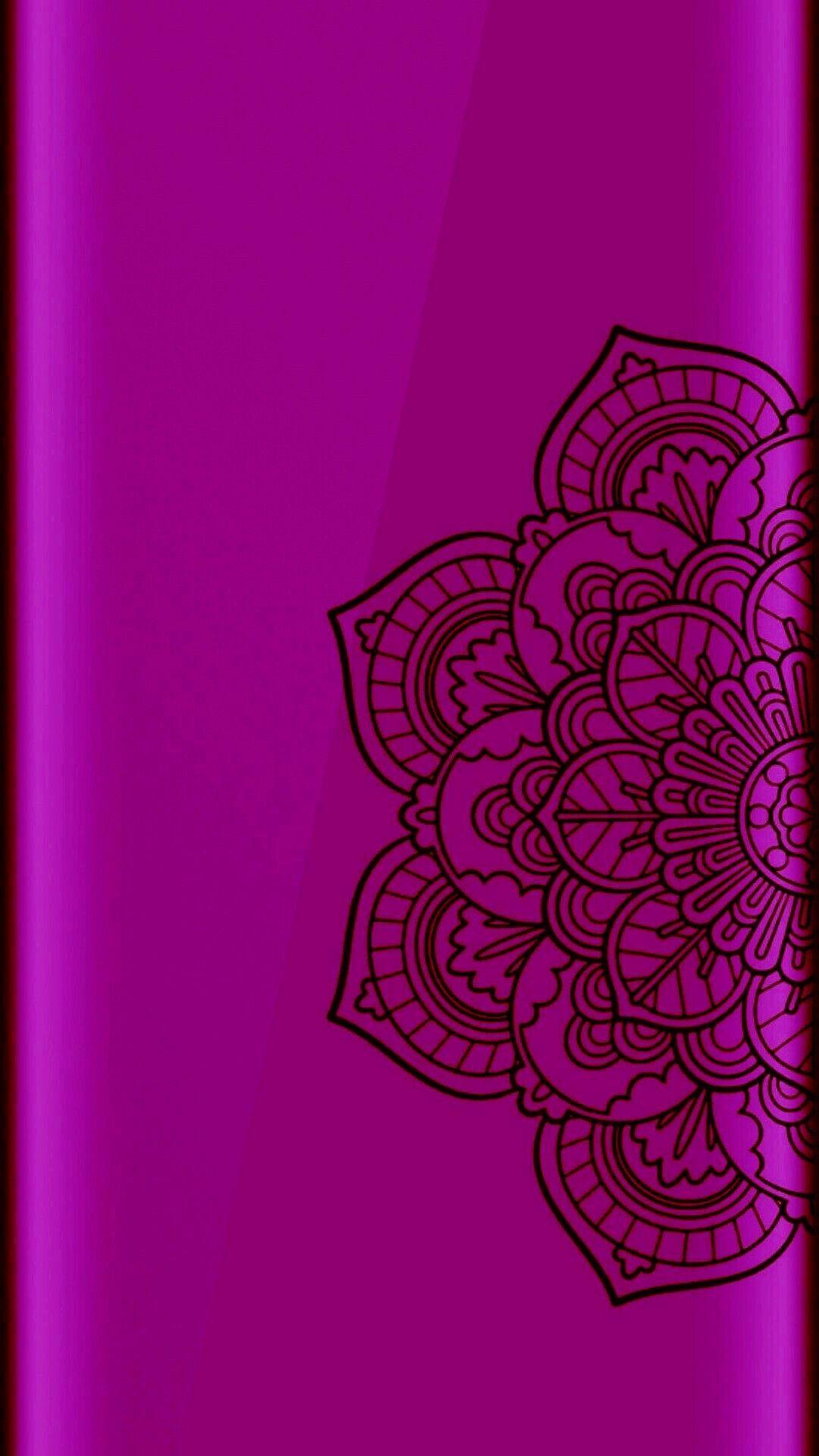 1080x1920 Pink and black mandala. IPHONE LOCK SCREENS. Cellphone