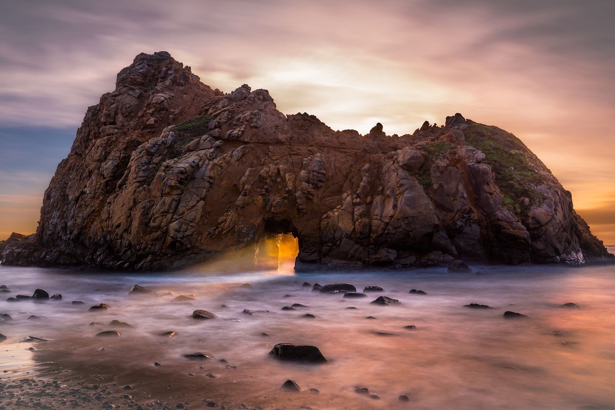 2000x1333 Sunshine Sunbeam Sunset Keyhole Arch