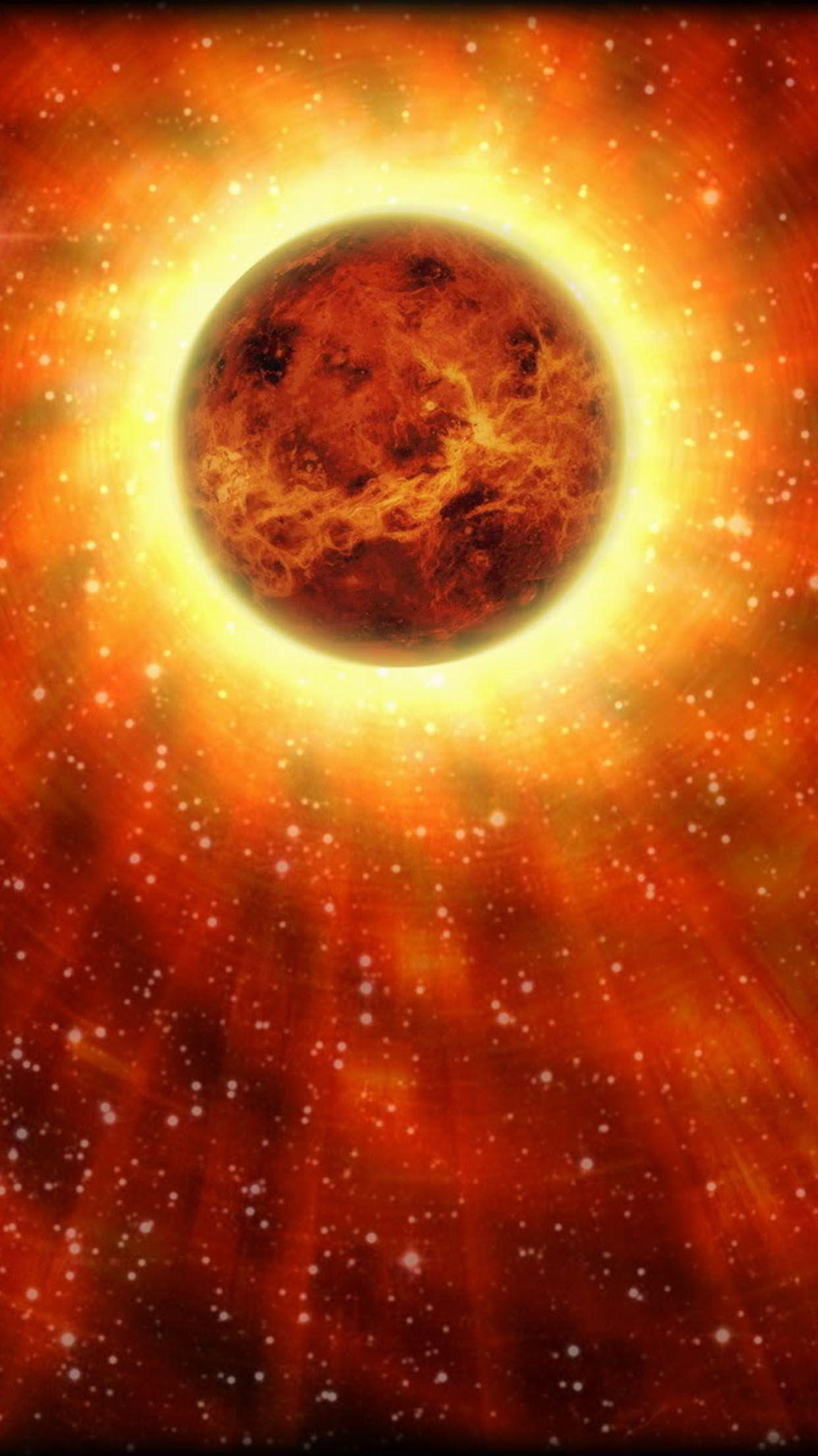 1242x2208 Venus Planet Wallpaper