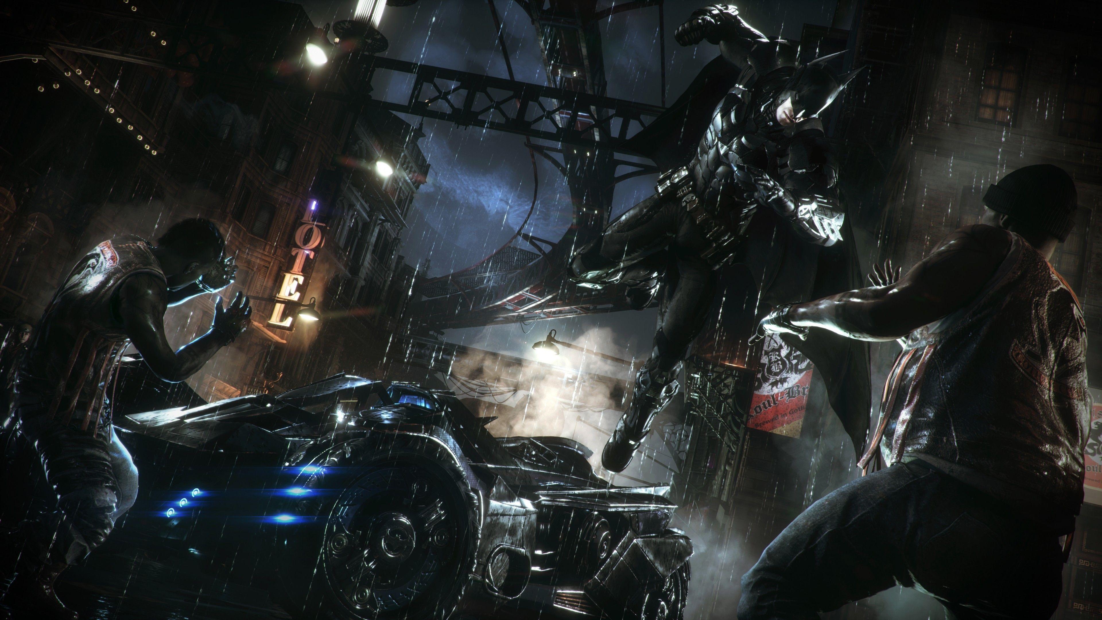 3840x2160 Batmobile Wallpaper